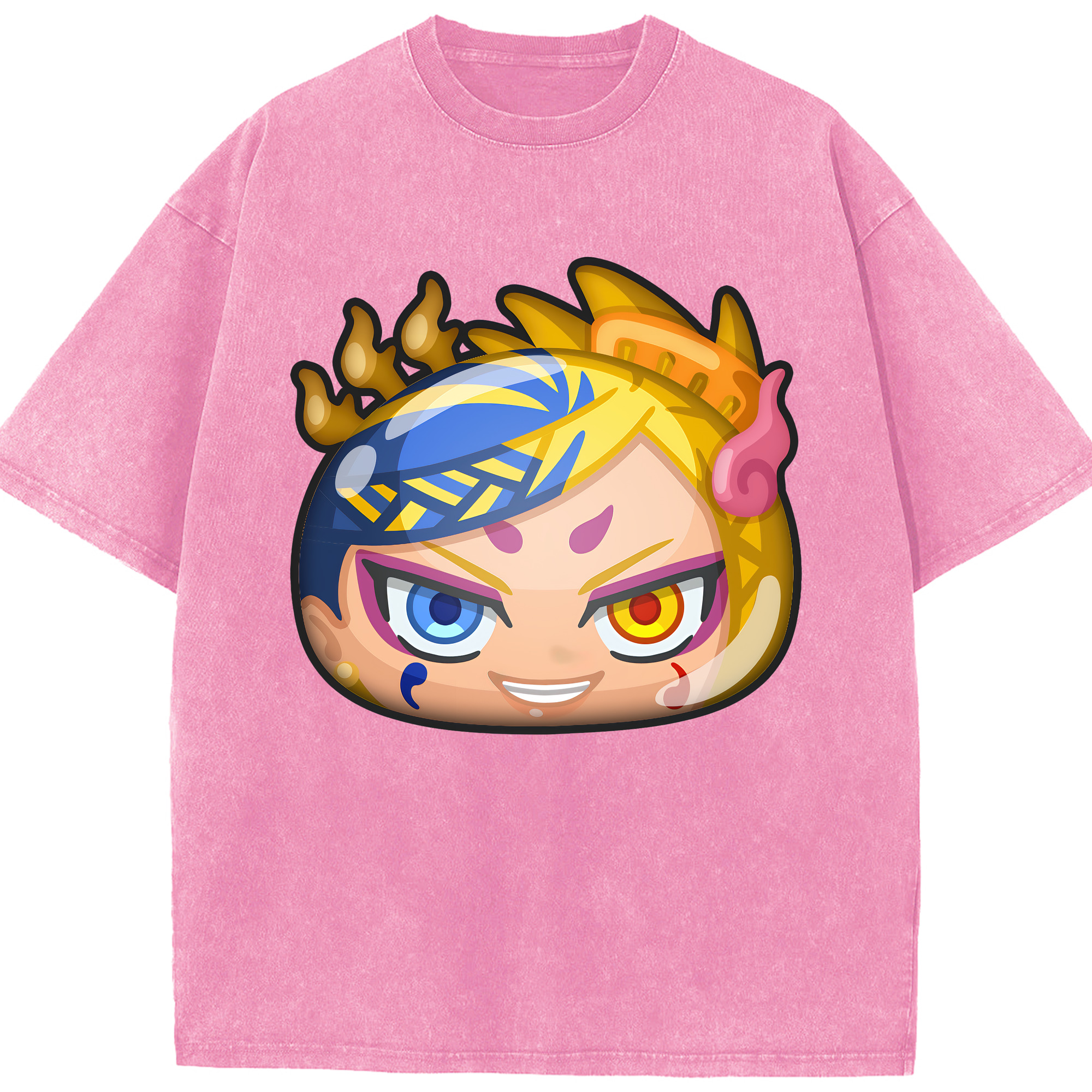 （画像用） 妖怪ウォッチ Yo-kai Watch 綿100% ヴィンテージ風 半袖Tシャツ（フロントプリント）